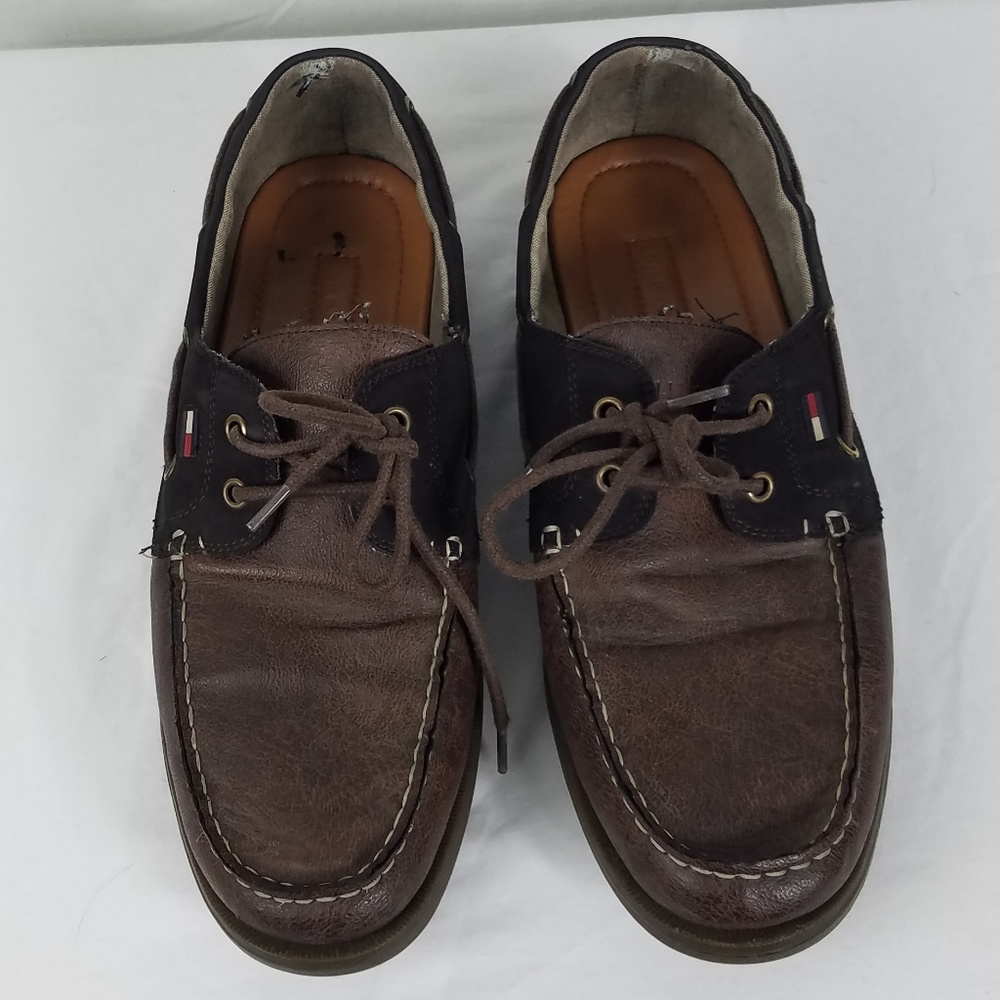 Tommy Hilfiger Men's Aldez Boat Shoe Brown, 10.5